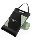Chakipee Quick Dry Microfiber Towel Travel, Beach & Camping Towels. Fast Drying, Super Absorbent & Ultra Compact for Travel, Bath, Gym, Swimming, 1 Pack, 48''x24'' Army Green