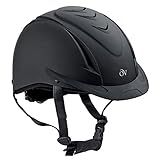 OVATION Deluxe Schooler Low Profile Horse Riding Tan Helmet M/L and Deluxe Hair Net (Pack of 2)