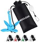 Moclear Kayak Anchor Kit, 1.5 lb Compact Folding Grapnel Anchor-Boat Anchor
