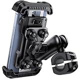 Lamicall Motorcycle Phone Mount Holder with Dual Vibration Dampener
