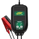 Battery Tender Plus 2 Bank Multibank Charger - 2.5 AMP (1.25 AMPs Per Bank) - Smart 12V Multi Battery Charger and Maintainer for Standard, AGM, and Lithium LiFePO4-022-0165-DL-WH