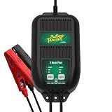 Battery Tender Plus 2 Bank Multibank Charger - 2.5 AMP (1.25 AMPs Per Bank) - Smart 12V Multi Battery Charger and Maintainer for Standard, AGM, and Lithium LiFePO4-022-0165-DL-WH