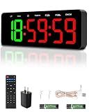 QINYUNE Gym Clock Timer for Tabata/FGB/EMOM Interval Workout