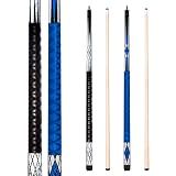 Joovon Pool Sticks Set of 4 and Pool Sticks Set of 2 with 13mm Cue Tip 58" Pool Cue with Rubber Anti-Skid Sleeve