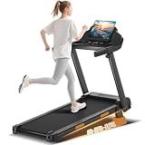 16% Incline Treadmills for Home, Foldable Treadmill with Incline