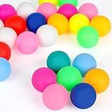 Guirnd 28 Pcs Colored Ping Pong Balls, 40mm Table Tennis Balls, Ping Pong Balls for Games or Arts, Pong Balls for Kids, Pet Toys