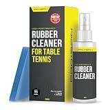 PRO-SPIN Table Tennis Rubber Cleaning Kit - Ping Pong Paddle Cleaner | 200ml Rubber Cleaner & Sponge Included | Eliminate Dirt & Dust | Optimal Spin & Control | Preserve Rubber (1-Pack)