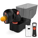 PONGBOT Table Tennis Robot, Portable Ping Pong Machine, APP Control, 264 Built-in Routines, 150-Ball Capacity, Customize Spin/Speed for Solo Training & Coaching, One-Year Warranty