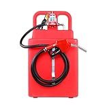 32 Gallon Fuel Caddy, Fuel Transfer Tank, Portable Gasoline Caddy Diesel Caddy with 12GPM Electric Pump for Cars, Motorcycles, Boats, Lawn Mowers, Snowblowers, Auto Fueling Nozzle