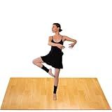 Marley Dance Floor for Home & Studio | 4 Ft x 6 Ft | Portable Dance Floor Mat for Ballet, Tap, Irish Dancing & More| Roll-Out Vinyl Flooring for Dancers | Marley Flooring | 5MM Thick & Non-Slip