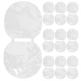 Toddmomy Table Tennis Racket Protective Film 10-Pack Double-Sided Adhesive Paddle Guard Thick Safety Film 12.59X6.49In for Durable Rubber and Edge Protection