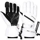 MORXPLOR Winter Ski Snow Gloves Men Women,Windproof Touchscreen Snowboard 3M Thinsulate Insulated Warm Winter Snowmobile Gloves