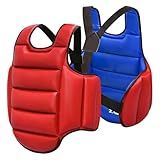 Boxing Body Protector Reversible, 2025 New Boxing Chest Guard Kickboxing Muay Thai Body Protector,Adjustable Strike Martial Arts Upper Belly Ribs Protection Pad