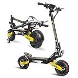 Electric Scooter for Adults, 1200W/2400W Motor Fast E Scooter, 11" Off-Road Tires, Up to 30/40 MPH Top Speed & 20/43 Miles Long Range, Dual Brake, Commuter Foldable (48V 13Ah)