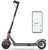 Hiboy S2 Electric Scooter - 8.5" Solid Tires - Up to 17 Miles Long-Range & 19 MPH Portable Folding Commuting Scooter for Adults with Double Braking System and App (S2)
