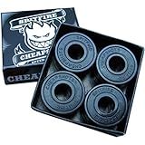 Spitfire Skateboard Wheels Cheapshots Bearings - Includes 8 Bearings and Bighead Sticker - Removable Black Shields - for All Types of Skateboarding - Fits All Trucks and Wheel Combos