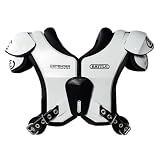 Battle Sports Defender Football Shoulder Pads with Aerospace Grade Materials, Ventilation System, Removable Sternum Protector, Foam Neck Roll