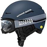OutdoorMaster ELK MIPS Ski Helmet Set With OTG Goggles for Men, Women & Youth - Snowboard Helmet