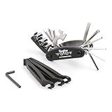 WOTOW 16-in-1 Bike Repair Tool Kit with Tire Levers and Hex Wrenches