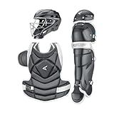 Easton | THE FUNDAMENTAL by Jen Schro Fastpitch Softball Catcher's Equipment | Box Set | NOCSAE Certified | Medium Ages 12-15 | Charcoal