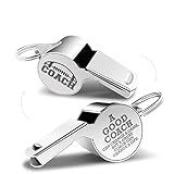 Whistle Football Gifts Whistle for Coaches Teachers Whistle Emergency Coach Referee Lifeguard Loud Whistle for Men Women Referees Officials Sports Coaches Whistle with Lanyard Cheer Coach Gift.