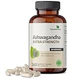 Futurebiotics Ashwagandha Extra Strength Stress & Mood Support with BioPerine - Non GMO Formula, 360 Vegetarian Capsules