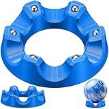 Yookeer Bowling Ball Spinner Stand, 360° Smooth Rotating Ball Cup Holder with Easy Multi-Angle Grip, Universal Bowling Accessories for Optimal Performance, Cleaning & Polishing(Blue)