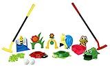 Party Hurray Children Golf Set, w/Golf Clubs, Practice Holes, Floral/Animal Obstacles, Golf Balls