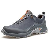 HUMTTO Men's All-Terrain Waterproof Hiking Shoes Lightweight Breathable Trekking Trails Shoes Anti Slip Outdoor Shoes 11 Grey