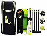 jaspo CRIC Addict Plastic Cricket Bat Set Combo with Soft Cricket Ball for Kids (Size-3 (Legender- 4 yrs to 7 yrs))