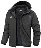 MAOYSSEN Men's Ski Jacket with Hooded