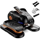 Under Desk Elliptical Machine, Ellipse Leg Exerciser for Seniors Electric Seated Pedal Exerciser Fully Assembled, Forward & Reverse Direction with Remote Control & 12 Level Speeds