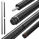 Banly Carbon Fiber Break Cue 58" Jump Break Pool Cue Stick, 21oz Heavy Hit, 13mm Phenolic Tip, 3-Piece Professional Billiard Cue for Adults