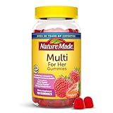 Nature Made Multivitamin For Women, Womens Gummy Multivitamins for Daily Nutritional Support, 150 Multi Vitamin Gummies, 75 Day Supply