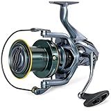 Sougayilang Surf Spinning Reel - Ultra Smooth Drag System for Big Game Saltwater Surf Fishing, Ideal High-Capacity for Freshwater Inshore and Offshore Fishing