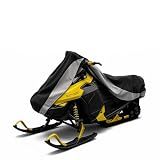 Seal Skin Covers Heavy-Duty Snowmobile Cover, Duarble Fabric, Waterproof & UV-Resistant, Trailerable Design with Secure Straps & Breathable Vents - Fits Polaris, Ski-Doo, Yamaha, Up to 115" Long