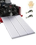 FACHNUO Aluminum Tri-Fold ATV Loading Ramp for Motorcycles, 77" L x 53" W