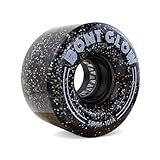 Bont Glow Light Up LED INDOOR Roller Skate Wheels – 58x32mm 101A | Pack of 4 | For Jam, Shuffle and Rhythm Skating (Obsidian Black)