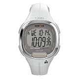 Timex Women's Ironman Triathlon Transit 33mm Resin Strap Watch – Gold-Tone Top-Ring & Black Resin Strap