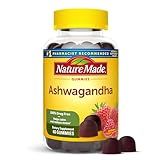 Nature Made Ashwagandha Gummies, Vegan, KSM 66 Ashwagandha Supplement for Stress Support, 60 Count, 30-Day Supply