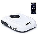 Gidrox 10000 BTU 12V DC RV Air Conditioner - Battery Powered, Low Power Consumption, Ultra Quiet & Fast Cooling Upgraded Rooftop AC Unit with APP Remote for Camper Van and Truck (Cooling Only)