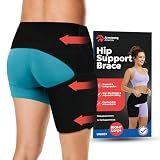 ARMSTRONG AMERICA Hip Brace For Women & Men - Groin Strain Compression Wrap for Hamstring, Hip Flexor, Sciatcica Pain Relief - Hamstring & Hip Support Thigh Compression Sleeve - LARGE/RIGHT LEG