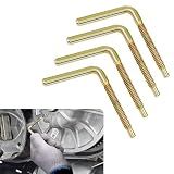 JYIS 4PCS Clutch Drive Belt Removal Tool for Polaris, Clutch Spreader Tool Kit Compatible with Polaris RZR RZR-4 XP Turbo RS1 Ranger XP 1000, Belt Change Tools Replace OEM 2875911 (Copper Color)