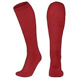 CHAMPRO womens Multi-sport Athletic Compression for Baseball, Softball, Football, and More Multi Sport Socks, Scarlet, Medium US