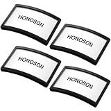 Honoson 4 Pack Ski Pass Holder Ski Goggles Pass Holder Resort Season Fits 3.3 x 2 Inch Standard Credit Card Sized (Black)