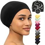 CAPLORD Satin Bonnet for Sleeping, Curly Hair Wrap Sleep for Men, Adjustable Silk Beanies for Women, Silk Hair Bonnet for Sleeping, Sleep Caps for women, Loc Night Cap, Satin Lined Skull Cap Beanie