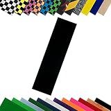 TURBO 9 x 33 Inch Skateboard Grip Tape Sheet Black