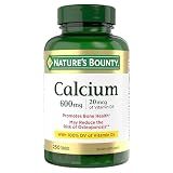 Nature's Bounty Calcium Carbonate & Vitamin D, 250 Tablets