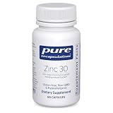 Pure Encapsulations Zinc 30 mg, 60 Capsules