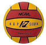 KAP K7 SEVEN KAP7 Size 4 HydroGrip Water Polo Ball (NCAA and NFHS Official), Yellow/Red